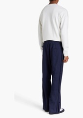 JW Anderson - Snap-detailed jersey track pants - Blue - S