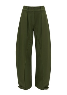 JW Anderson - Twisted Seam Cotton Balloon Pants - Green - 29 - Moda Operandi