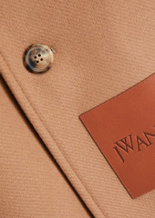 JW Anderson - Wool-blend felt coat - Brown - XS