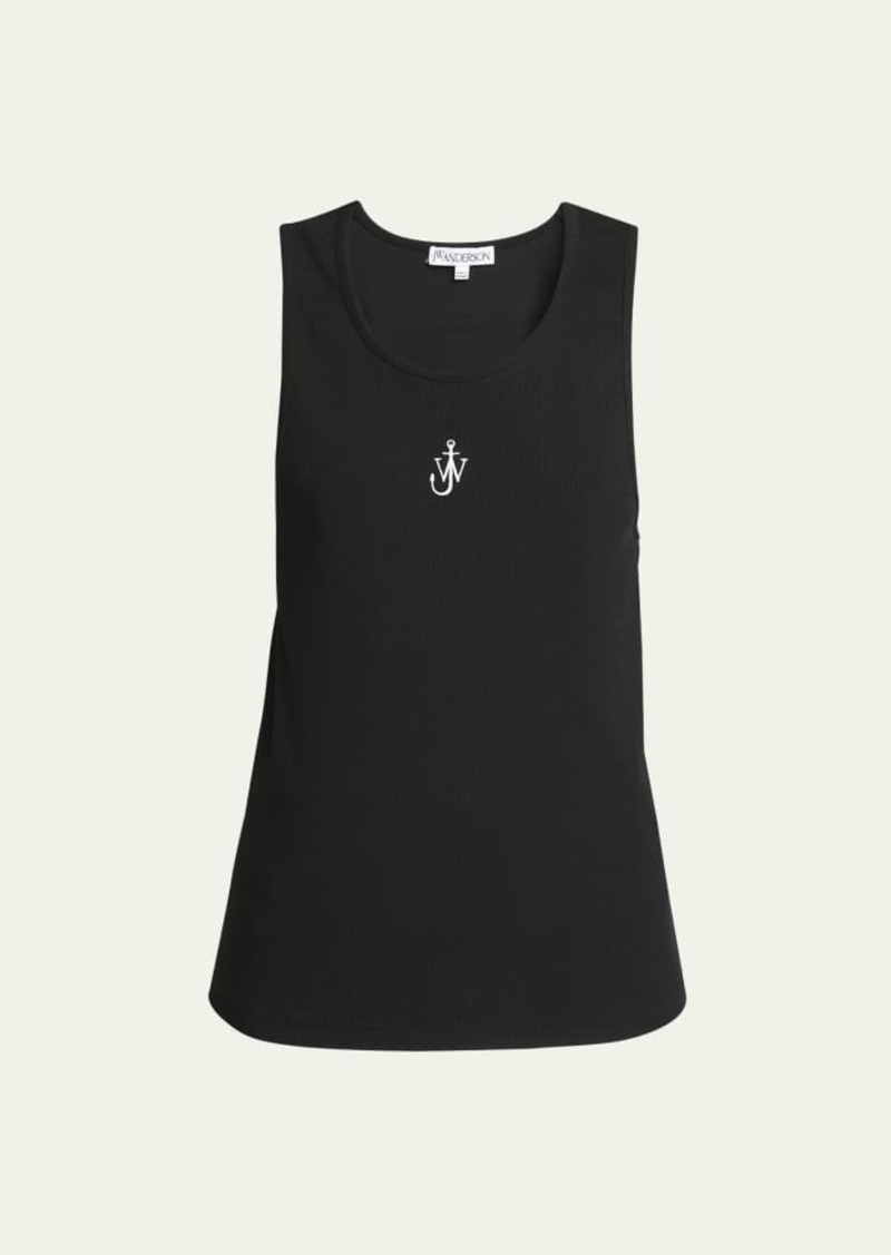 JW Anderson Anchor Embroidered Vest