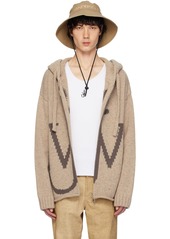 JW Anderson Beige Anchor Hoodie