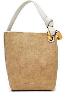 JW Anderson Beige JWA Corner Bucket Leather Tote