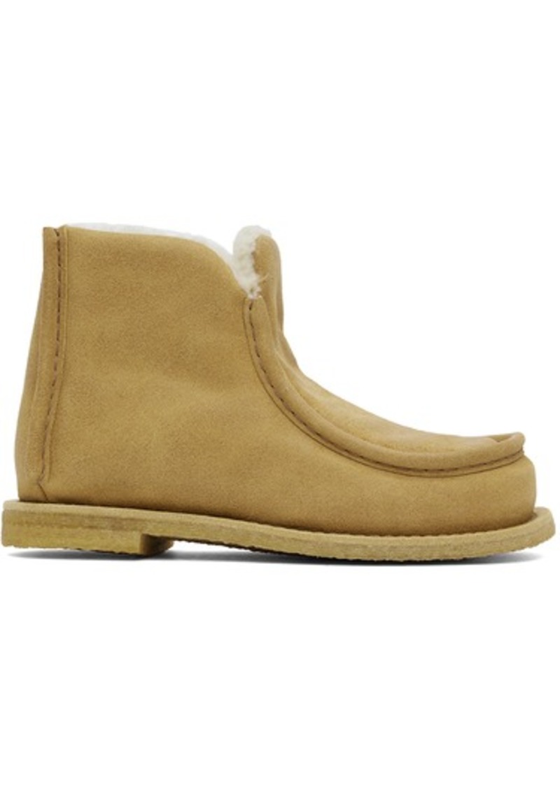 JW Anderson Beige Padded Boots