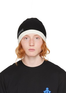 JW Anderson Black Bumper-Tube Beanie