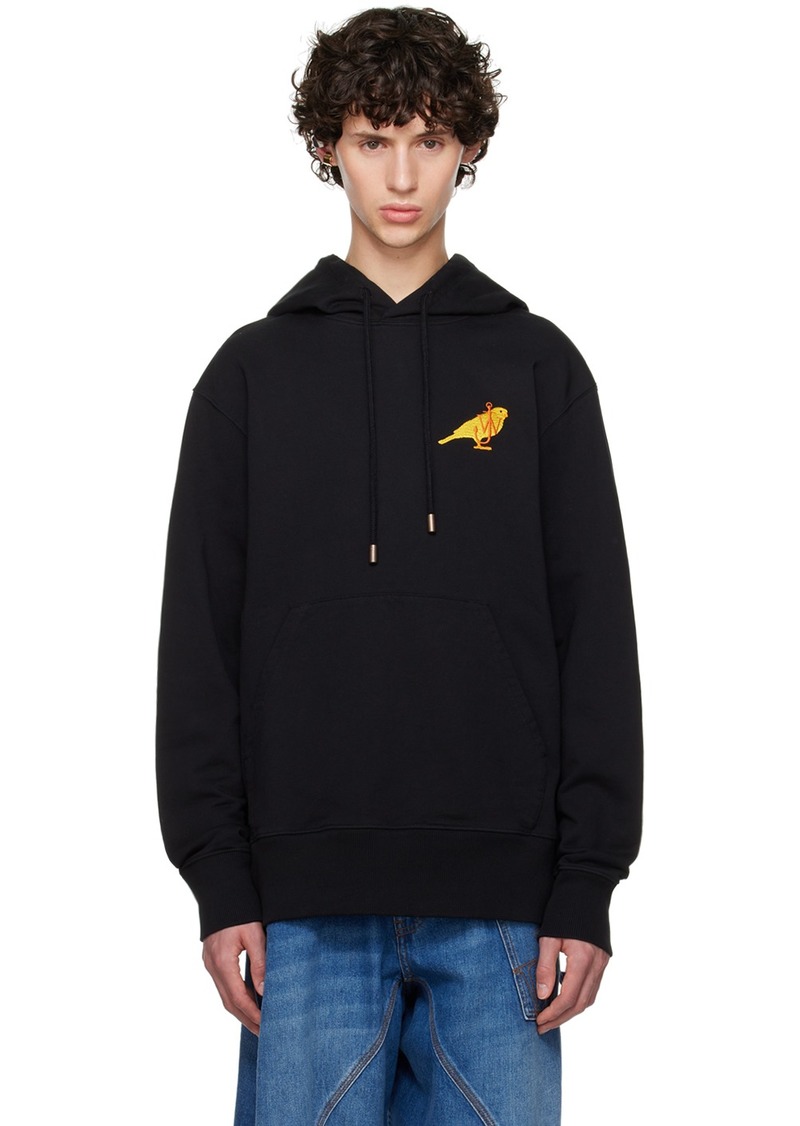 JW Anderson Black Canary Embroidered Hoodie