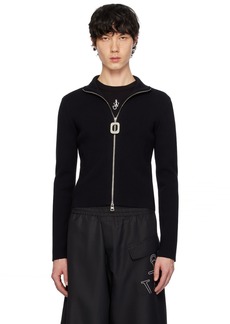 JW Anderson Black Fitted Cardigan