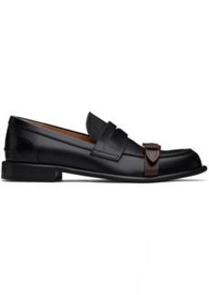 JW Anderson Black Leather Loafers