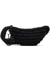 JW Anderson Black Popcorn Sling Bag