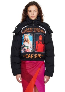 JW Anderson Black Poster Puffer Jacket