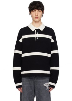 JW Anderson Black Structured Polo