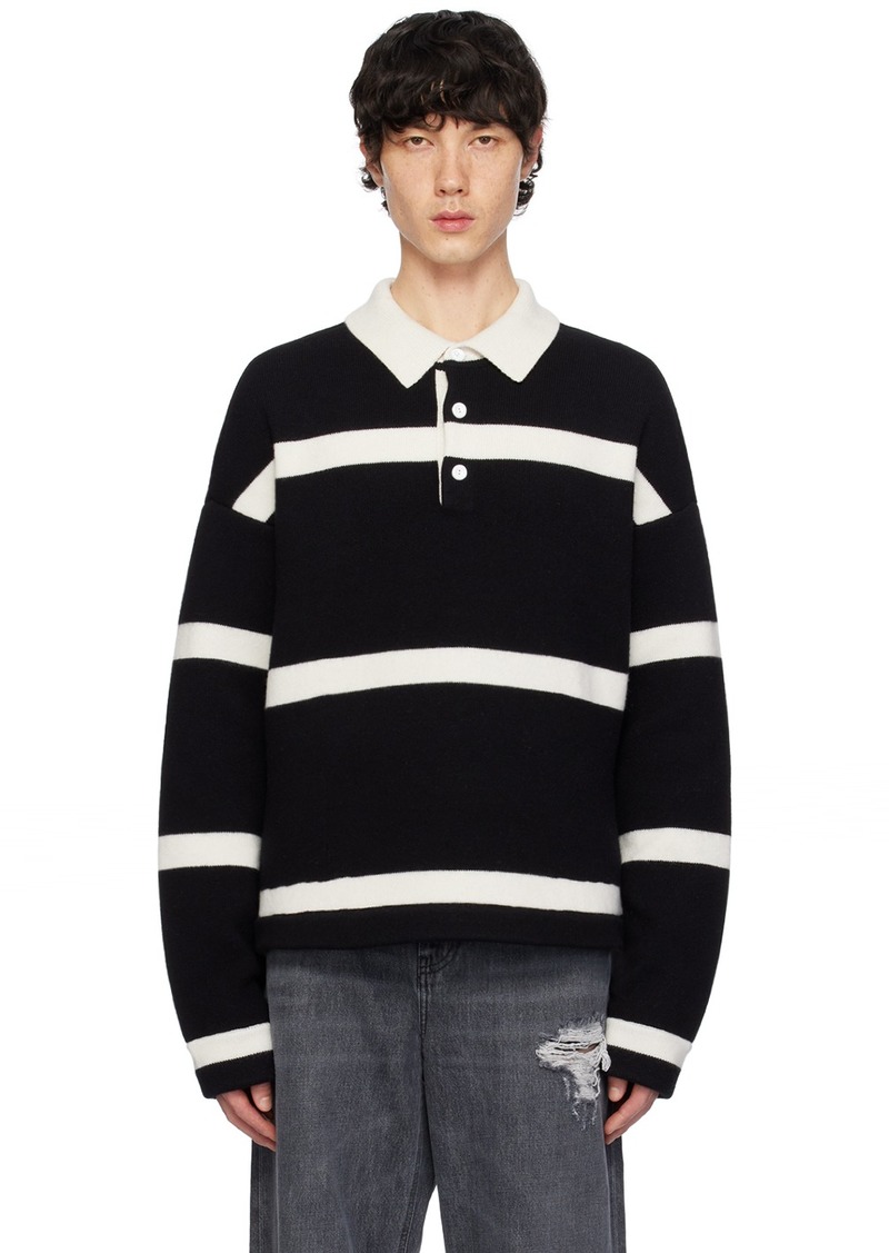 JW Anderson Black Structured Polo