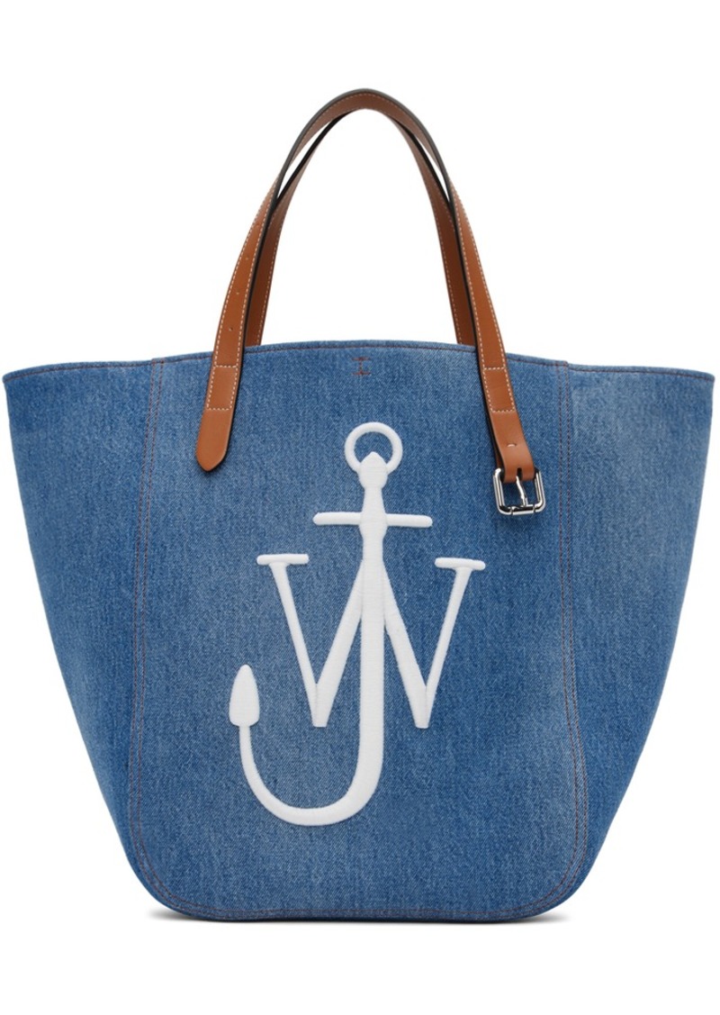 JW Anderson Blue Belt Cabas Denim Tote