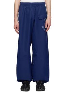 JW Anderson Blue Twisted Sweatpants