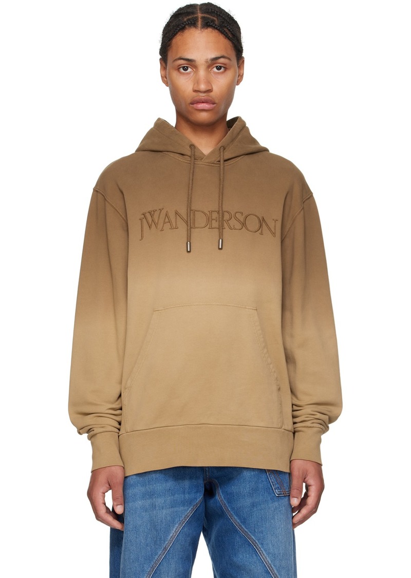 JW Anderson Brown Gradient Hoodie