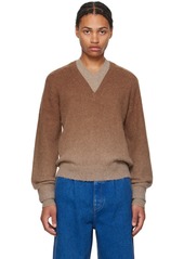 JW Anderson Brown Gradient Sweater