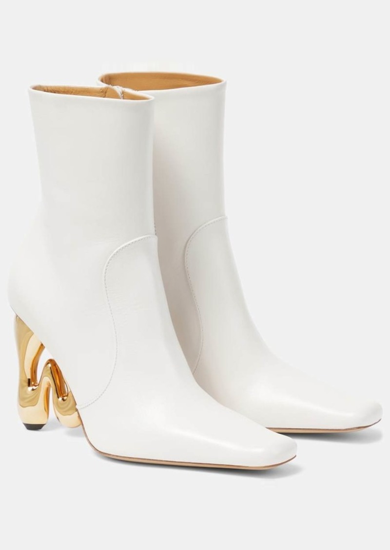 JW Anderson Bubble leather ankle boots