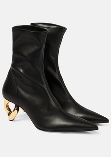 JW Anderson Chain leather ankle boots