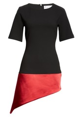 JW Anderson Diagonal Hem Double Crepe Dress