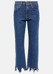 JW Anderson Distressed cropped jeans