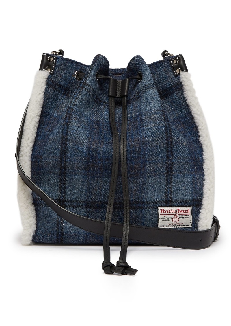 harris tweed bucket bag