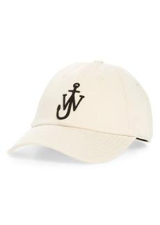 JW Anderson Embroidered Anchor Logo Baseball Cap
