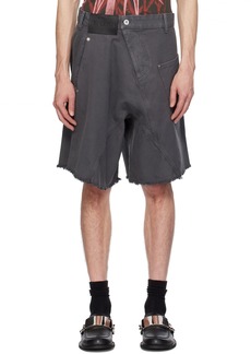 JW Anderson Gray Twisted Shorts