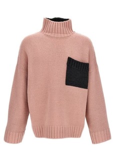JW Anderson J.W. ANDERSON Logo embroidery two-color sweater