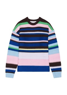 JW Anderson Multi Stripe Crew Neck Jumper