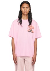 JW Anderson Pink Chest Pocket T-Shirt