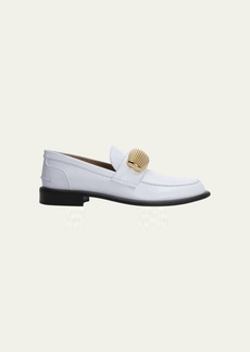 JW Anderson Popcorn Metal-Strap Classic Loafers