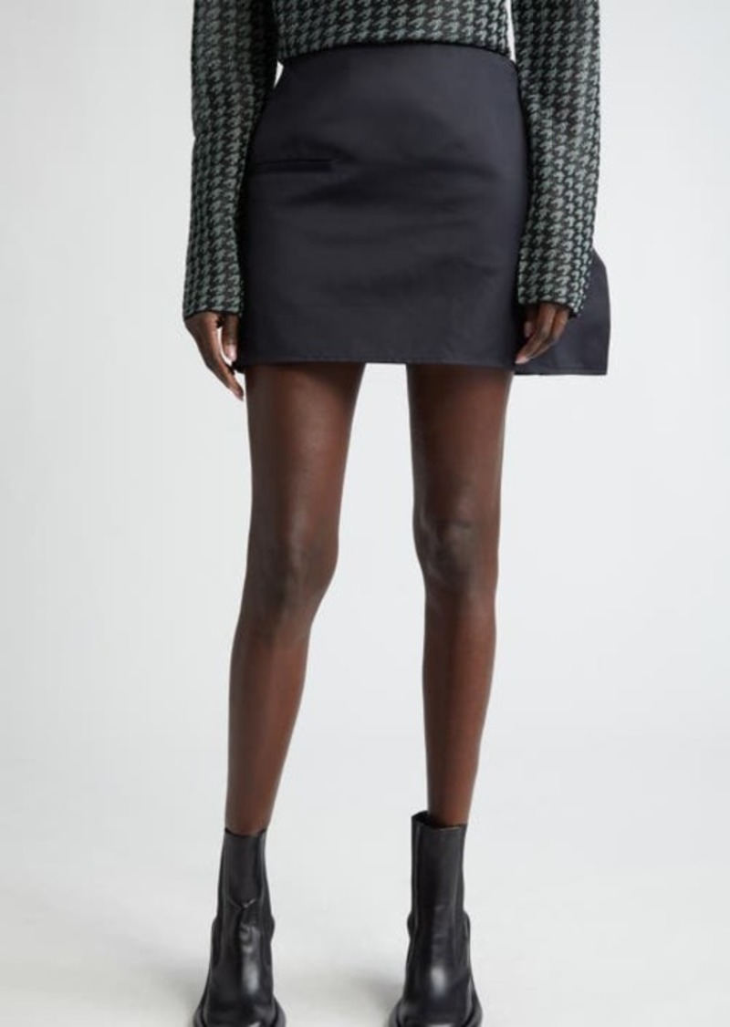 JW Anderson Side Panel Twill Miniskirt