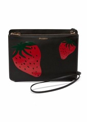 JW Anderson J.W. ANDERSON Strawberry Logo Clutch Bag