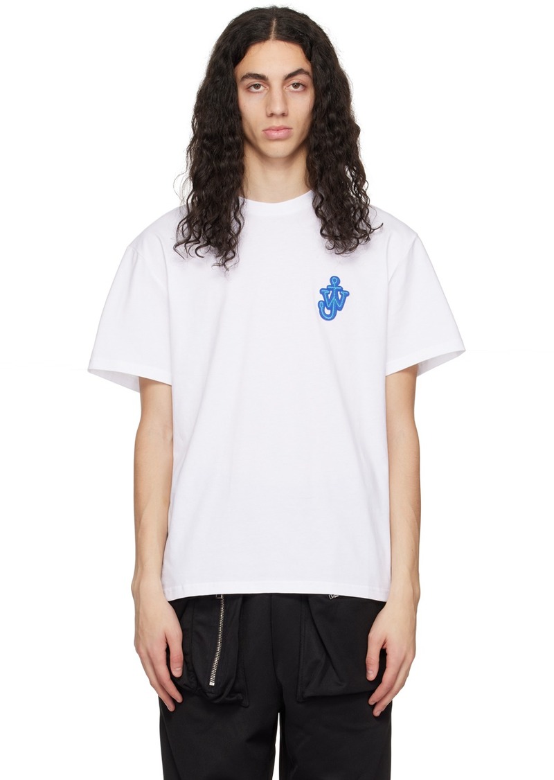 JW Anderson White Anchor Patch T-Shirt