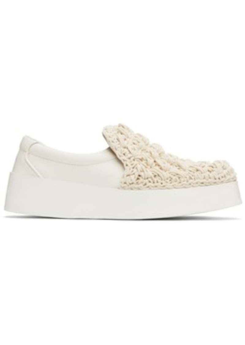 JW Anderson White Popcorn Sneakers