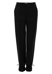 JW Anderson Women's Toggle Cuff Straight Leg Trousers in Navy at Nordstrom