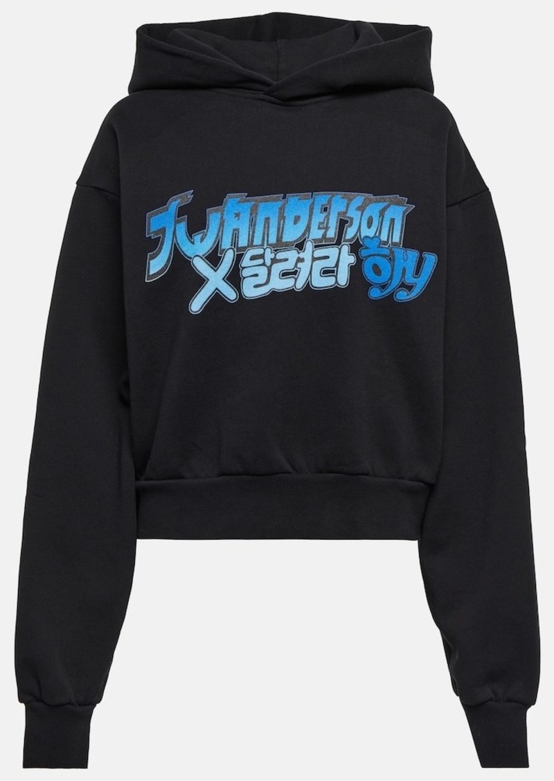 JW Anderson x Run Hany printed cotton hoodie