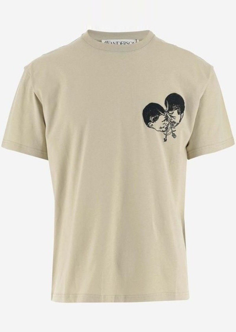 JW Anderson J.W.Anderson T-shirts and Polos Beige