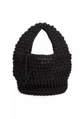 JW Anderson Large Popcorn Knit Basket Bag