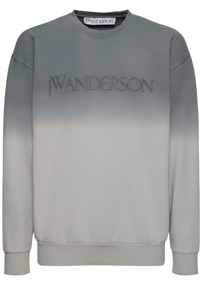 JW Anderson Logo Embroidery Cotton Sweatshirt