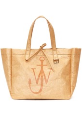 JW Anderson logo-print faux-leather tote bag