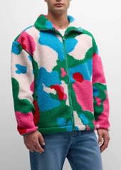 JW Anderson Men's Graphic Fleece Jacket 