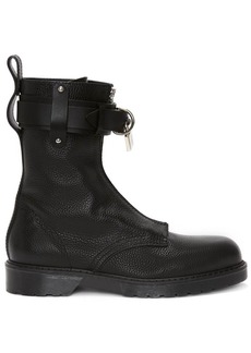 JW Anderson padlock combat boots