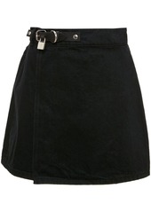 JW Anderson padlock-detail belted skirt