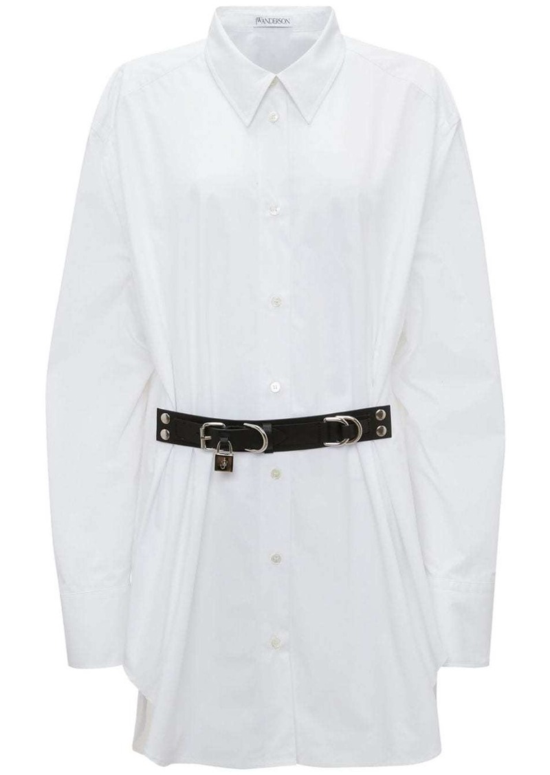 JW Anderson padlock-strap shirt dress