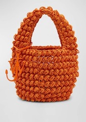 JW Anderson Popcorn Basket Top-Handle Bag