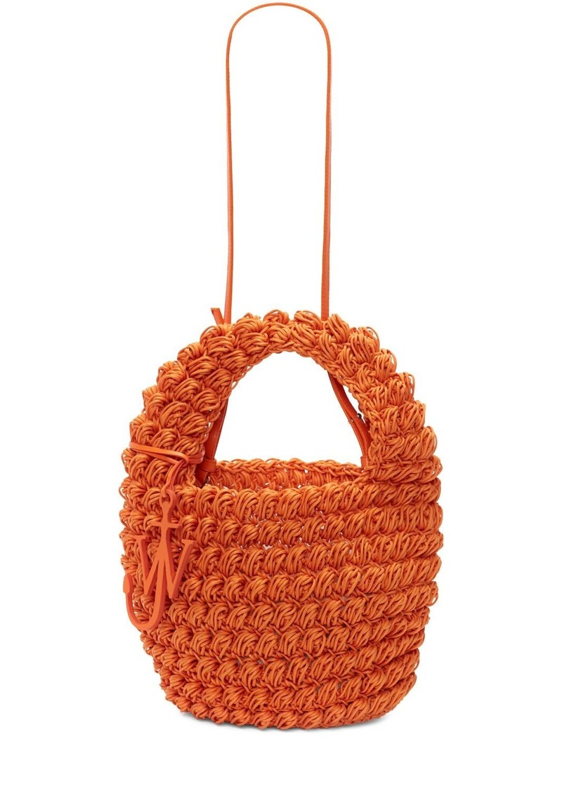 JW Anderson Popcorn Crochet Basket Bag