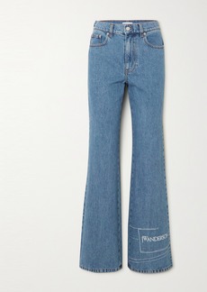 JW Anderson Printed High-rise Bootcut Jeans