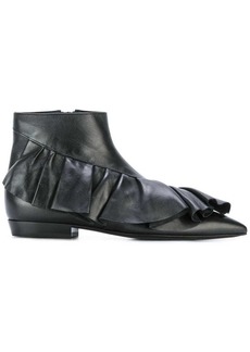 JW Anderson ruffle ankle booties