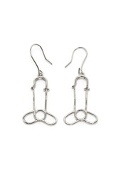 JW Anderson safety-pin pendant earrings