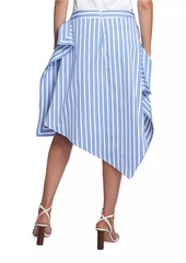 JW Anderson Stripe Cotton Handkerchief Skirt